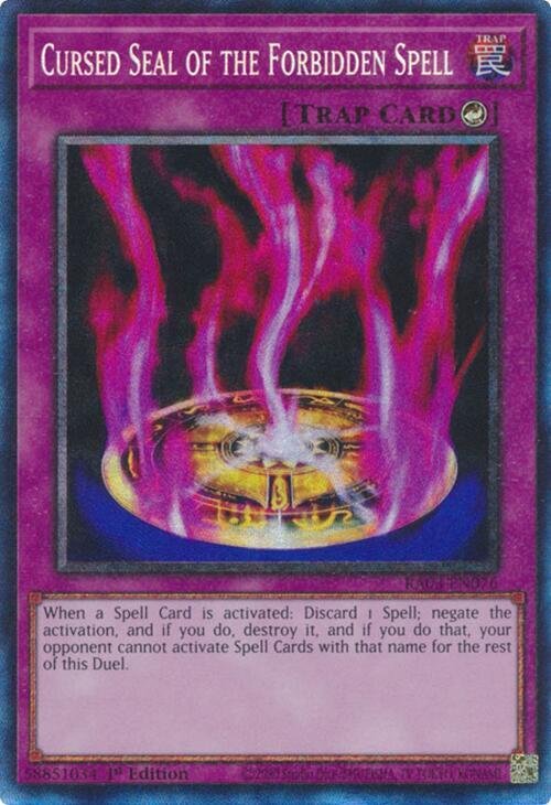 Cursed Seal of the Forbidden Spell - RA03-EN076 (Prismatic Collector's Rare)