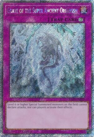 Grave of the Super Ancient Organism - RA03-EN077 (Platinum Secret Rare)