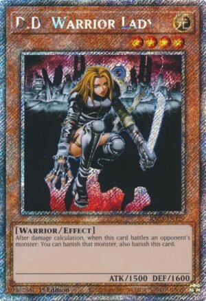 D.D. Warrior Lady - RA03-EN129 (Platinum Secret Rare)