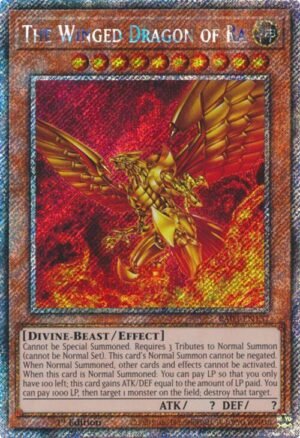 The Winged Dragon of Ra - RA03-EN137 (Platinum Secret Rare)
