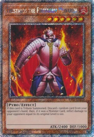 Thestalos the Firestorm Monarch - RA03-EN143 (Platinum Secret Rare)