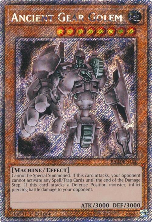 Ancient Gear Golem - RA03-EN151 (Platinum Secret Rare)