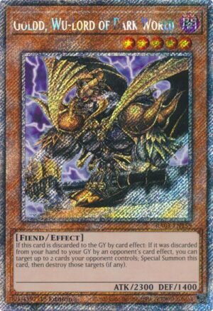 Goldd, Wu-Lord of Dark World - RA03-EN159 (Platinum Secret Rare)