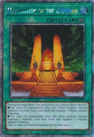 Mausoleum of the Emperor - RA03-EN167 (Platinum Secret Rare)