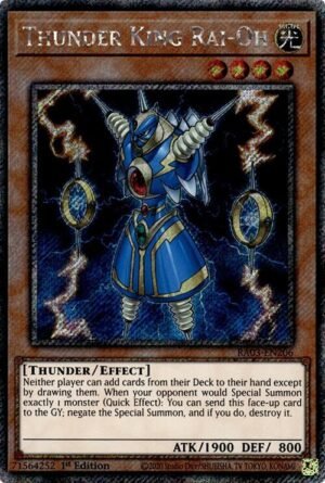 Thunder King Rai-Oh - RA03-EN206 (Platinum Secret Rare)