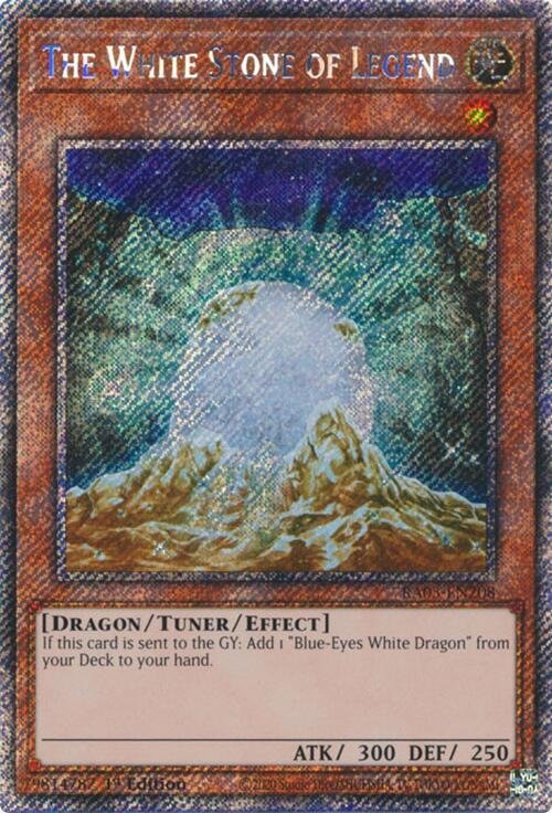 The White Stone of Legend - RA03-EN208 (Platinum Secret Rare)