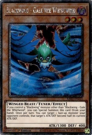 Blackwing - Gale the Whirlwind - RA03-EN215 (Platinum Secret Rare)