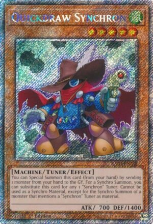 Quickdraw Synchron - RA03-EN228 (Platinum Secret Rare)