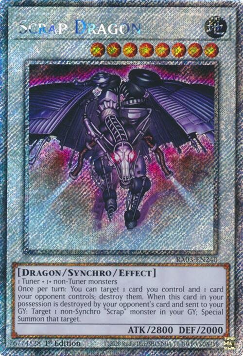 Scrap Dragon - RA03-EN240 (Platinum Secret Rare)