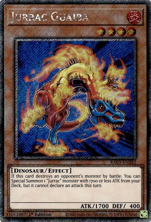 Jurrac Guaiba - RA03-EN242 (Platinum Secret Rare)