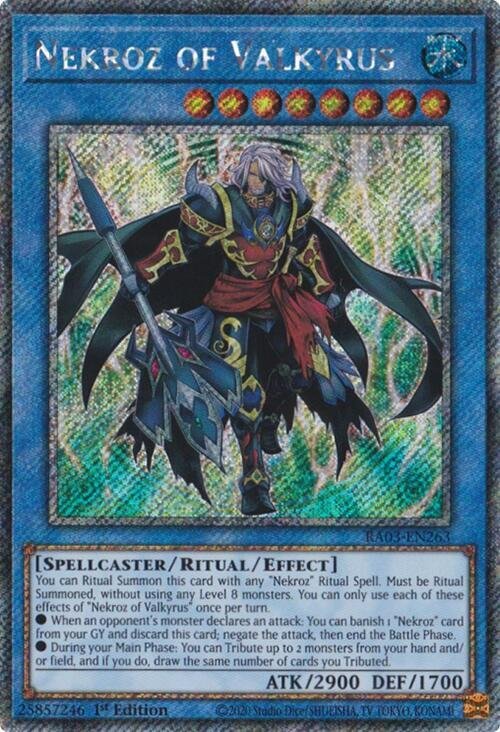 Nekroz of Valkyrus - RA03-EN263 (Platinum Secret Rare)