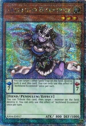 Archfiend Eccentrick - RA04-EN017 (Quarter Century Secret Rare)