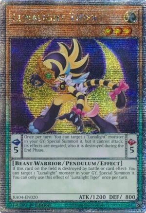 Lunalight Tiger - RA04-EN020 (Quarter Century Secret Rare)