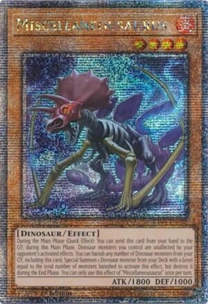 Miscellaneousaurus - RA04-EN022 (Quarter Century Secret Rare)