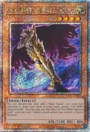 Evil HERO Adusted Gold - RA04-EN029 (Quarter Century Secret Rare)