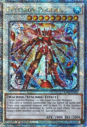 Crystron Phoenix - RA04-EN058 (Quarter Century Secret Rare)