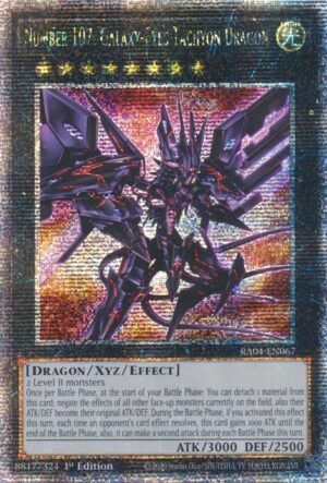 Number 107: Galaxy-Eyes Tachyon Dragon - RA04-EN067 (Quarter Century Secret Rare)