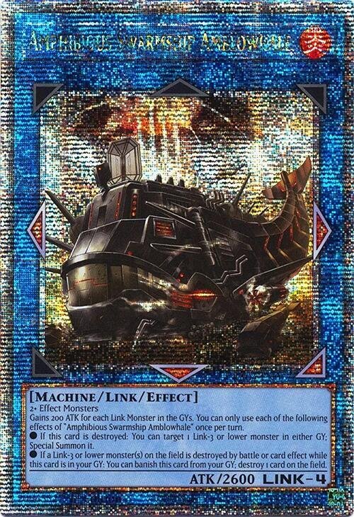 Amphibious Swarmship Amblowhale - RA04-EN077 (Quarter Century Secret Rare)