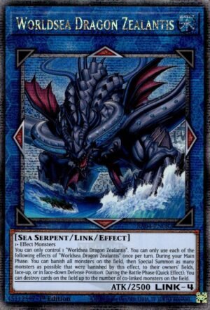 Worldsea Dragon Zealantis - RA04-EN082 (Quarter Century Secret Rare)