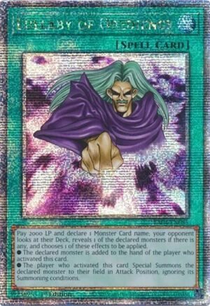 Lullaby of Obedience - RA04-EN085 (Quarter Century Secret Rare)