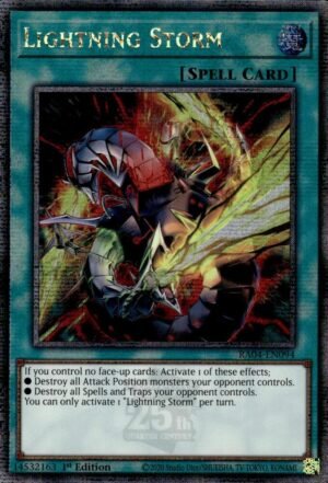 Lightning Storm - RA04-EN094 (Quarter Century Secret Rare)