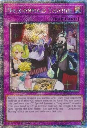 Dragonmaid Tidying - RA04-EN102 (Quarter Century Secret Rare)