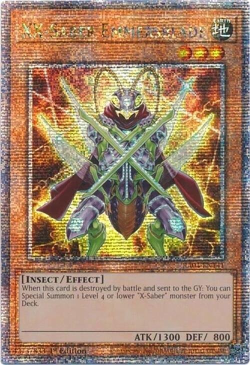 XX-Saber Emmersblade - RA04-EN141 (Quarter Century Secret Rare)