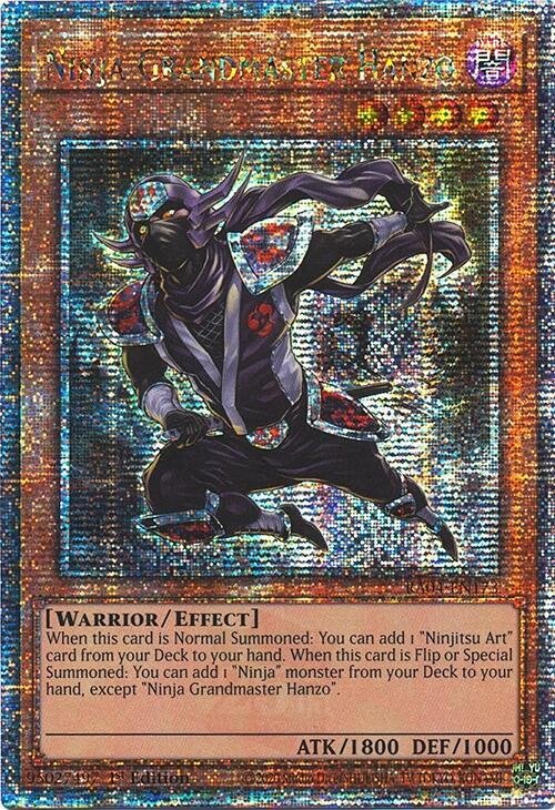 Ninja Grandmaster Hanzo - RA04-EN173 (Quarter Century Secret Rare)