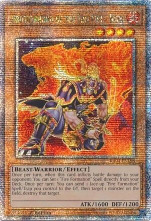 Brotherhood of the Fire Fist - Bear - RA04-EN198 (Quarter Century Secret Rare)