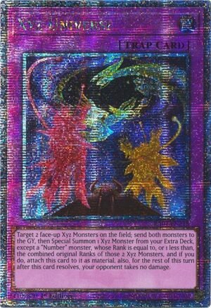 Xyz Universe - RA04-EN218 (Quarter Century Secret Rare)