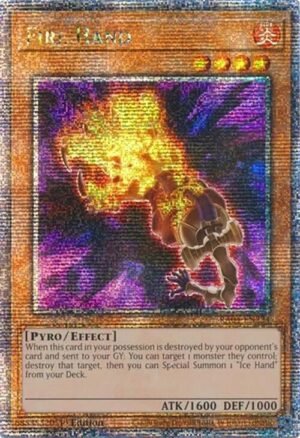 Fire Hand - RA04-EN224 (Quarter Century Secret Rare)