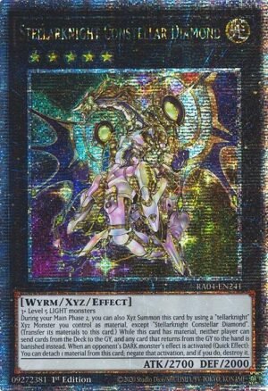 Stellarknight Constellar Diamond - RA04-EN241 (Quarter Century Secret Rare)