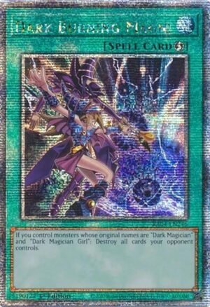 Dark Burning Magic - RA04-EN246 (Quarter Century Secret Rare)