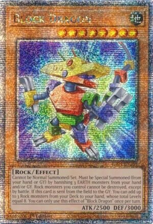 Block Dragon - RA04-EN268 (Quarter Century Secret Rare)