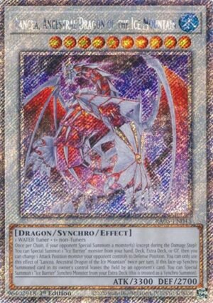 Lancea, Ancestral Dragon of the Ice Mountain - RA05-EN045 (Platinum Secret Rare)