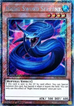 Night Sword Serpent - RA05-EN020 (Platinum Secret Rare)