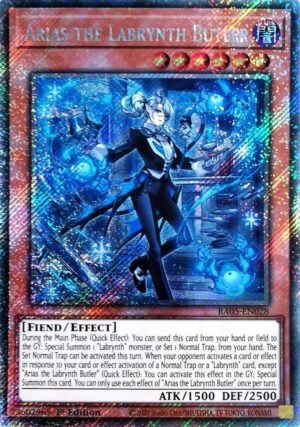 Arias the Labrynth Butler - RA05-EN028 (Platinum Secret Rare)
