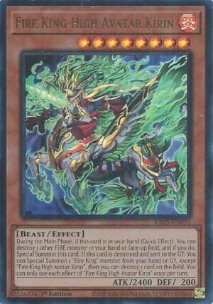 Fire King High Avatar Kirin - RA05-EN032 (Ultra Rare)