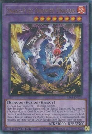 Snake-Eyes Doomed Dragon - RA05-EN039 (Ultimate Rare)