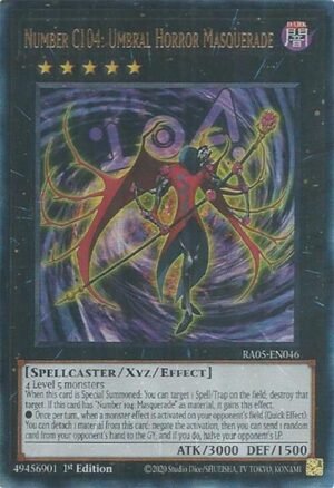 Number C104: Umbral Horror Masquerade - RA05-EN046 (Ultimate Rare)