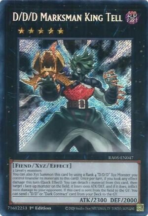 D/D/D Marksman King Tell - RA05-EN047 (Secret Rare)