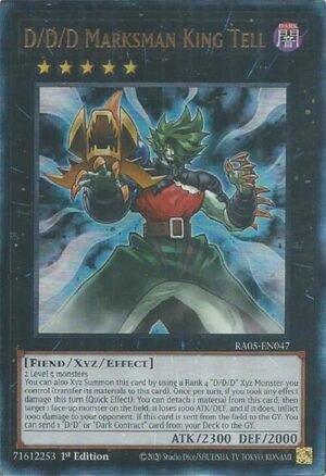 D/D/D Marksman King Tell - RA05-EN047 (Ultimate Rare)