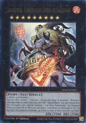 Laevatein, Generaider Boss of Shadows - RA05-EN051 (Ultra Rare)