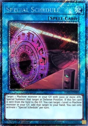 Special Schedule - RA05-EN060 (Platinum Secret Rare)