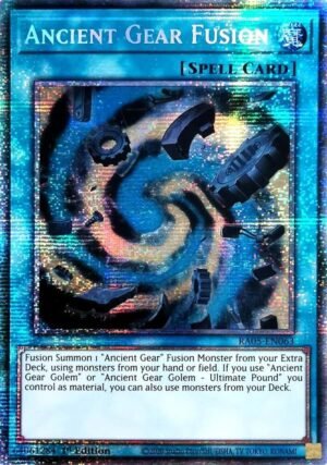 Ancient Gear Fusion - RA05-EN063 (Starlight Rare)