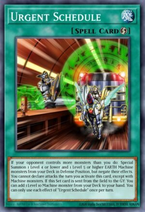 Urgent Schedule - RA05-EN064 (Super Rare)