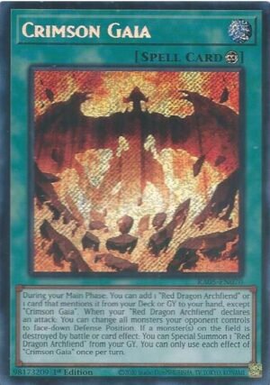 Crimson Gaia - RA05-EN070 (Secret Rare)