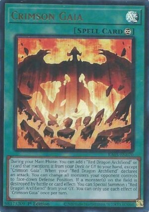 Crimson Gaia - RA05-EN070 (Ultra Rare)