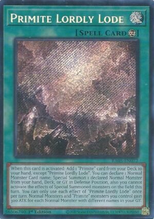 Primite Lordly Lode - RA05-EN072 (Super Rare)