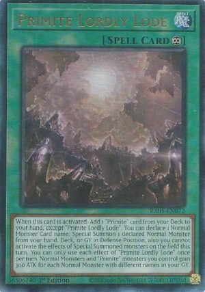 Primite Lordly Lode - RA05-EN072 (Ultimate Rare)